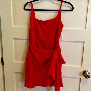 Princess Polly red Love lane mini dress